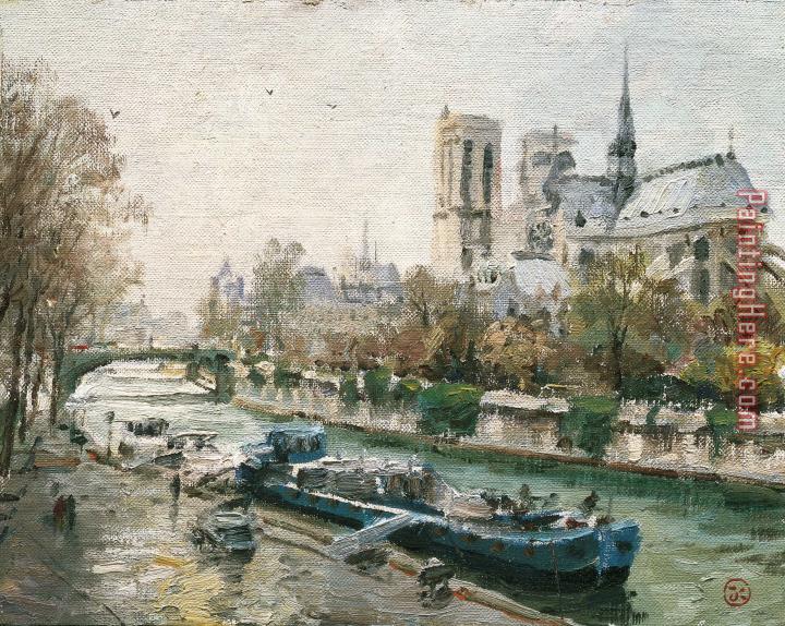 Thomas Kinkade Notre Dame, Paris